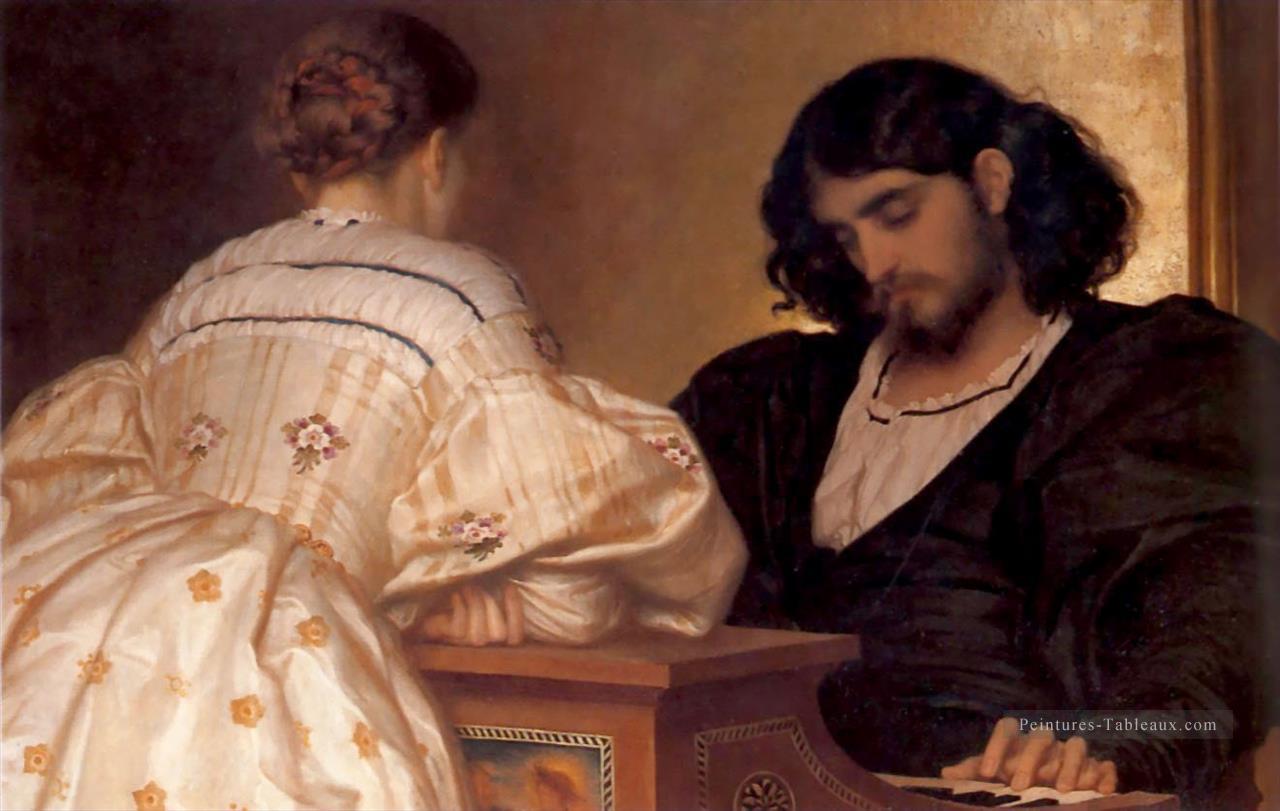Les Heures d’or 1864 académisme Frederic Leighton Peintures à l'huile